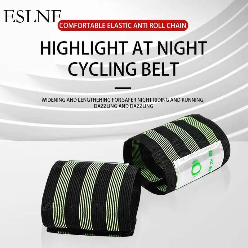 Cycling Commute Pants - ESLNF Universele reflecterende fietsveiligheidsriemen Verstelbare enkelbroekbeenriem