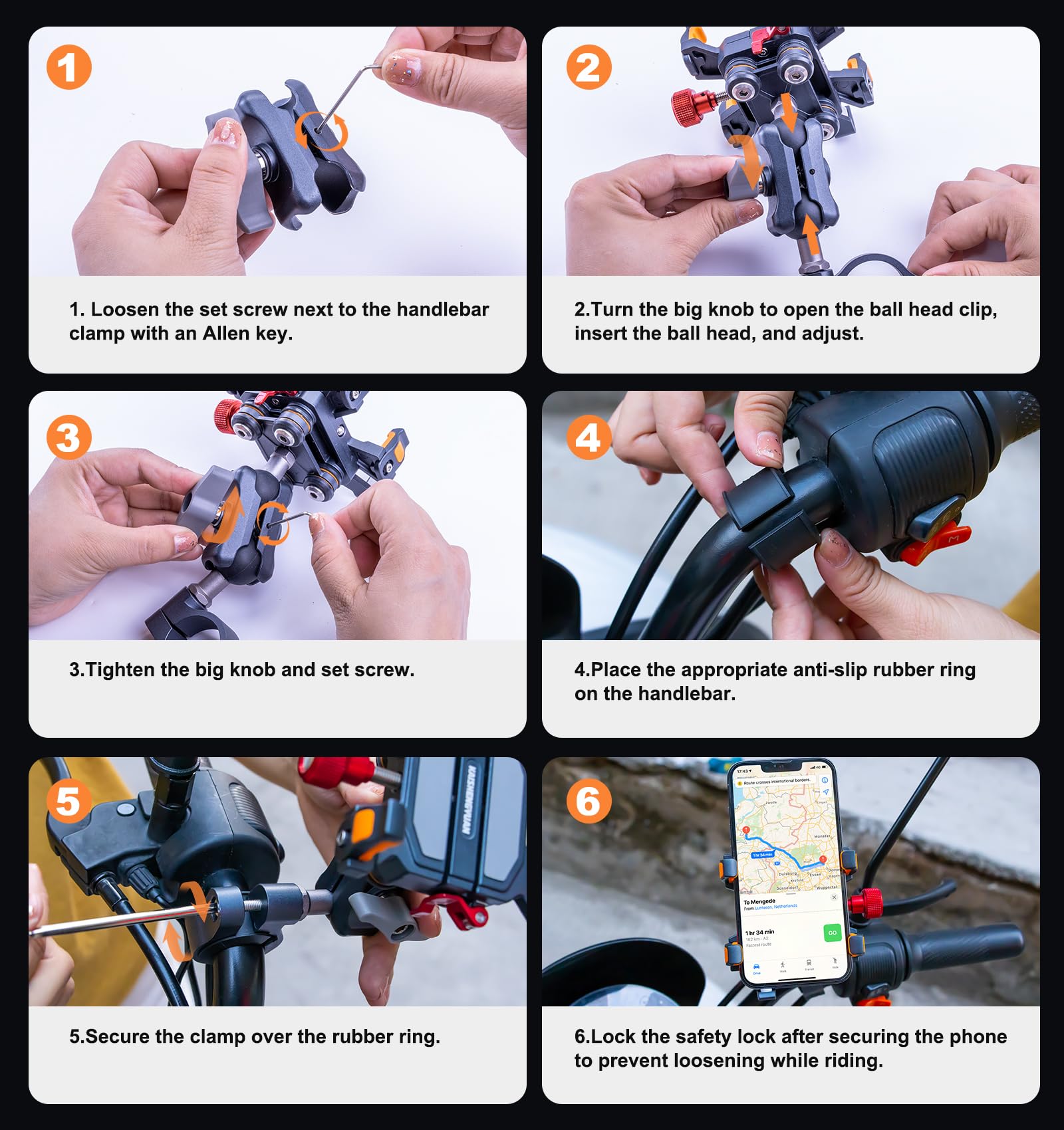 Robuuste motorfietstelefoonhou - U Lock Heavy Duty recensie en prijs