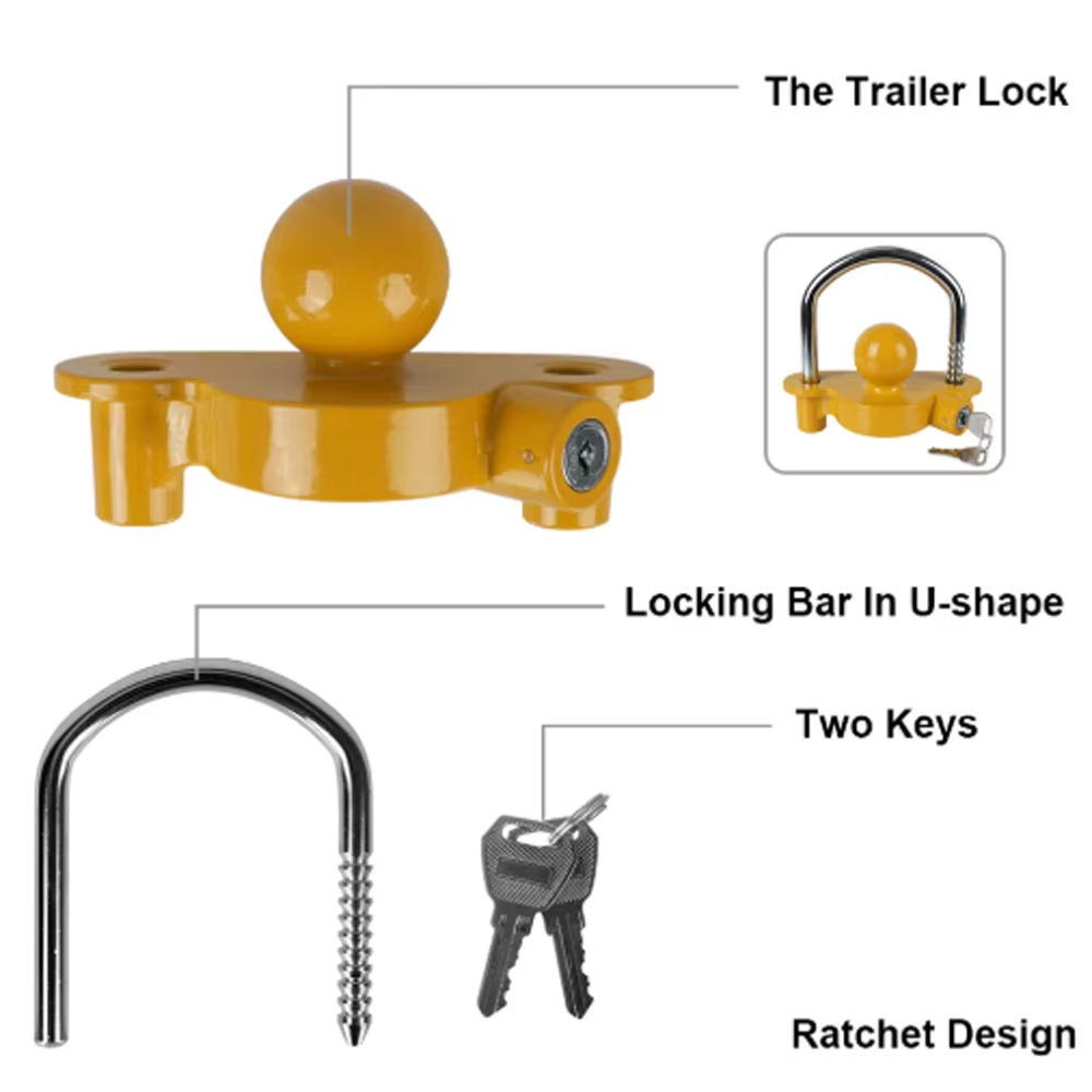Zware-duty aanhangerkoppeling  - U Lock Heavy Duty recensie en prijs
