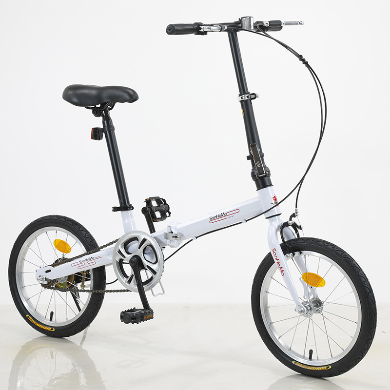 Sanhema 16 inch vouwfiets met  - Cycling Commute Gear recensie en prijs