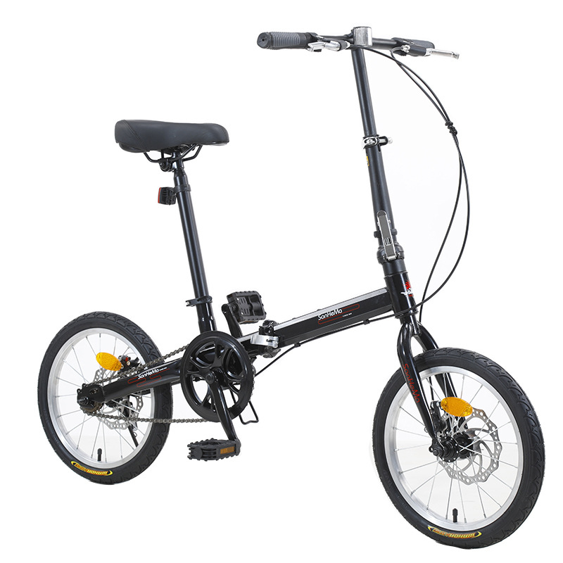 Sanhema 16 inch vouwfiets met  - Cycling Commute Gear recensie en prijs