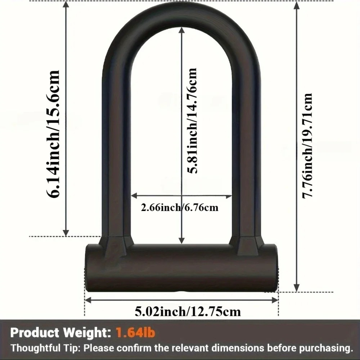 Fietsslot Heavy Duty Anti-dief - U Lock Heavy Duty recensie en prijs