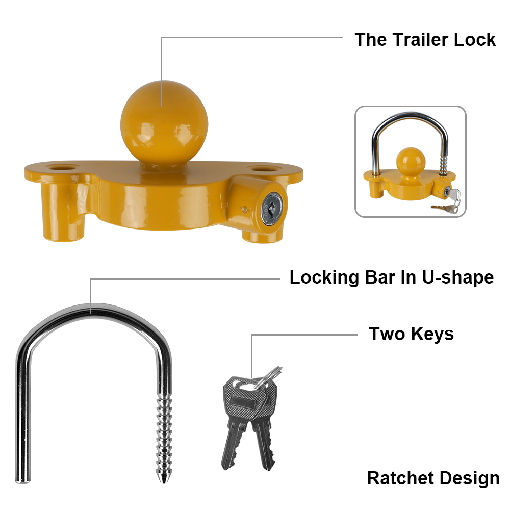 Trekhaakbeveiliging Antidiefst - U Lock Heavy Duty recensie en prijs