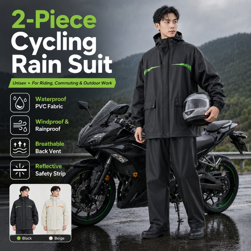 Unisex 2-delige waterdichte fi - Cycling Commute Pants recensie en prijs