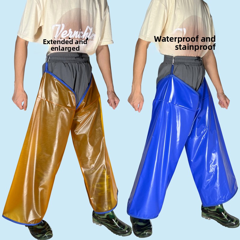 Zware, verdikte rubberen broek - Cycling To Work recensie en prijs